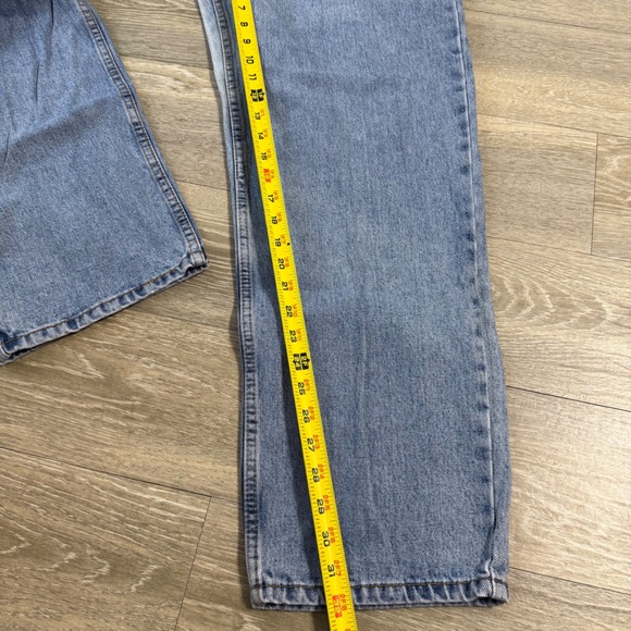 Levi's 550 Relaxed Fit Jeans Mens 36x32 Light Wash Denim Casual Indie‎ Grunge - Picture 11 of 12